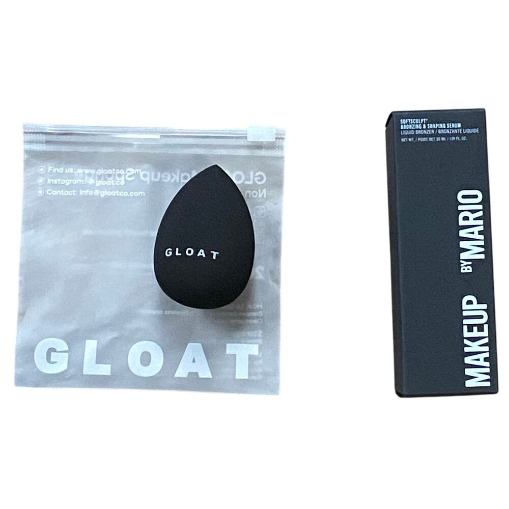Make up by Mario Softsculpt Bronzing & Shaping Serum and Gloat Beauty Sponge